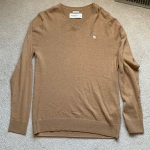 Brown Cotton Cashmere Abercrombie and Fitch Sweater